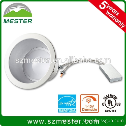 UL cUL approved 35w 2400LM Dimmable Led Commercial Downlight 6 in 8 in 10 in